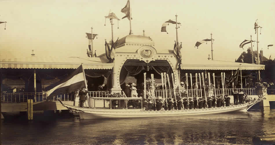 Paviljoen bezoek Franse President 1911